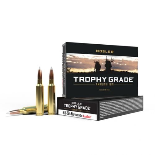 Nosler Trophy Grade 6.5X284mm Norma 140 GR AccuBond 20 Bx/ 10 Cs