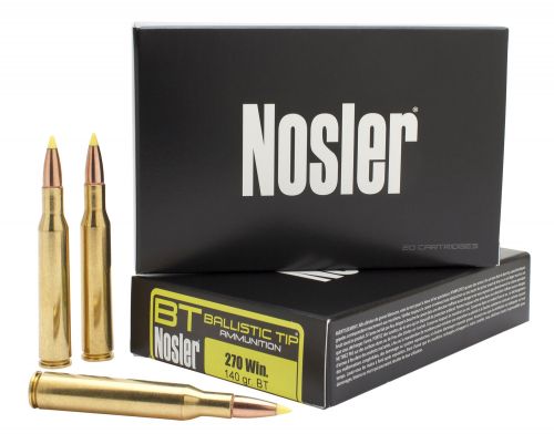 Nosler Trophy 270 Win 140GR Ballistic Tip 20 Bx/ 10 Cs