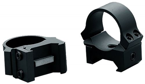 Leupold PRW Ring Set 34mm Diam Medium Steel Black Matte