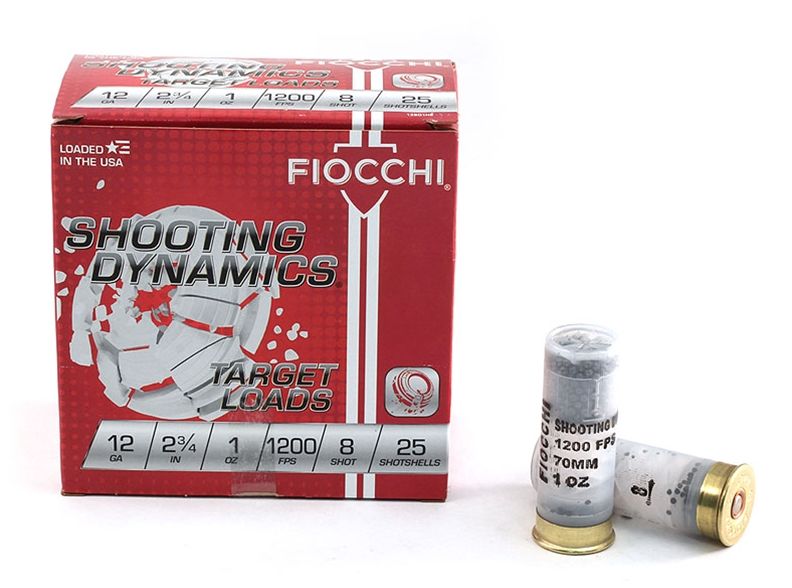 Fiocchi Shooting Dynamics Target Load Lead Shot 12 Gauge Ammo 1 oz