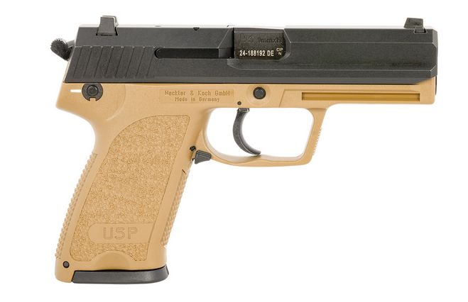USP Heckler & Koch HK USP 9 Tactical V1 - OD Green Frame