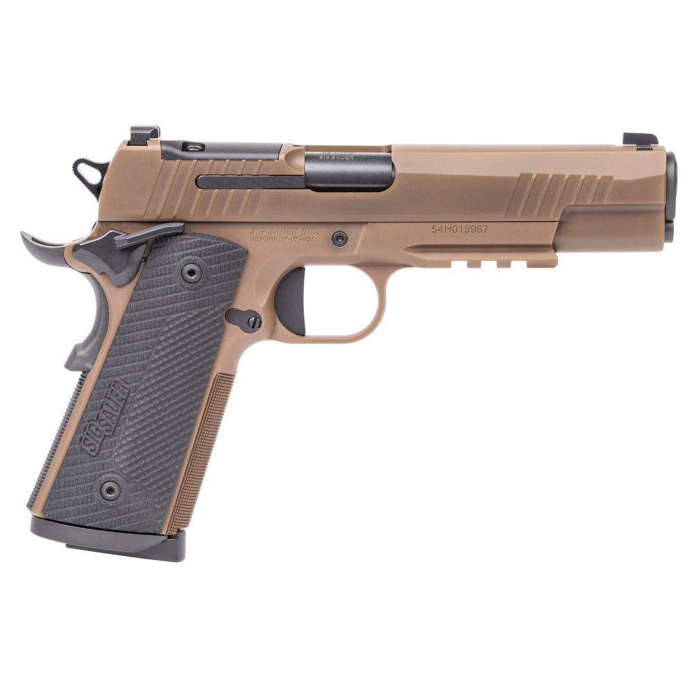 SIG SAUER ストック ブラウン Sig Sauer 1911 X-Series .45 ACP Semi Auto Pistol 1911XR45CXR3 | 8+