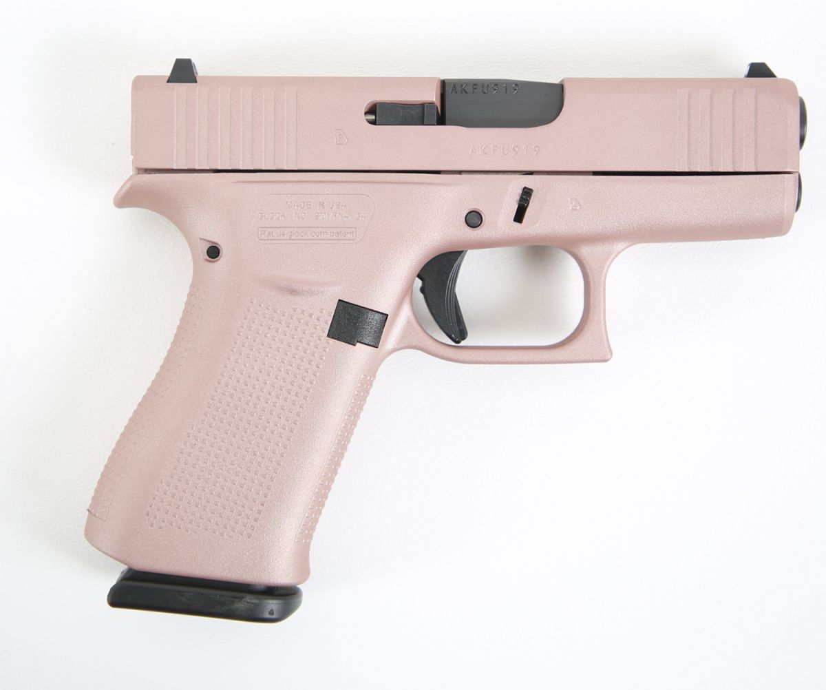 Glock 43x Rose Gold 9mm Pistol UX4350204 | 10 Rounds, 3.41