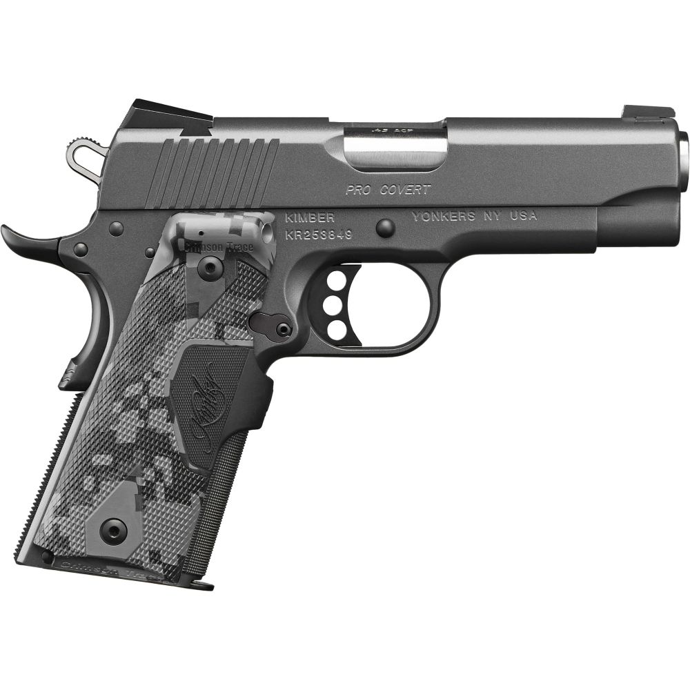Kimber Pro Covert 45 ACP Semi Auto Pistol 3000244 | 7 Rounds, 4