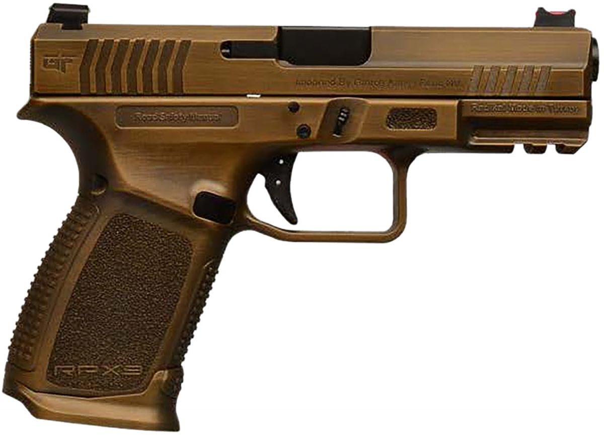 GForce Arms RPX9 Exodus 9mm Semi Auto Pistol GFRPX3C9BNZ | 15+1