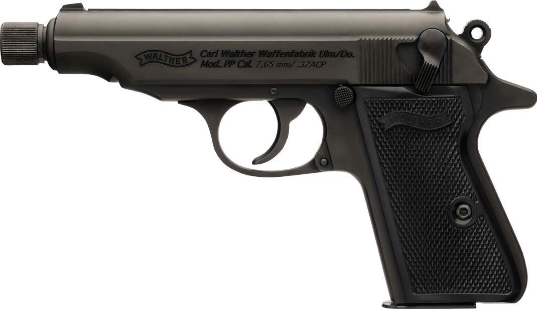 Walther Arms PP SD .32 ACP Semi Auto Pistol 4796063 | 8+1 Rounds