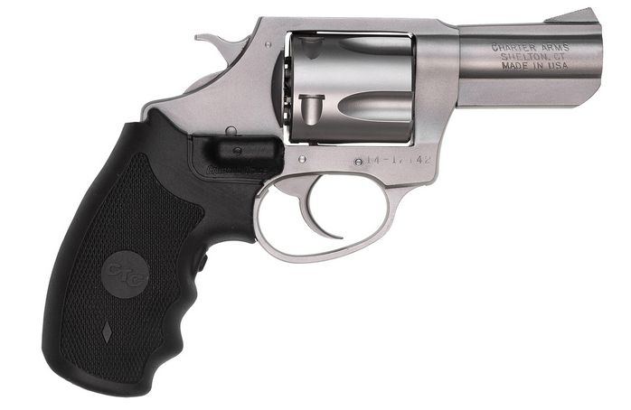 Charter Arms Matte Stainless with Crimson Trace Laser 44 Special