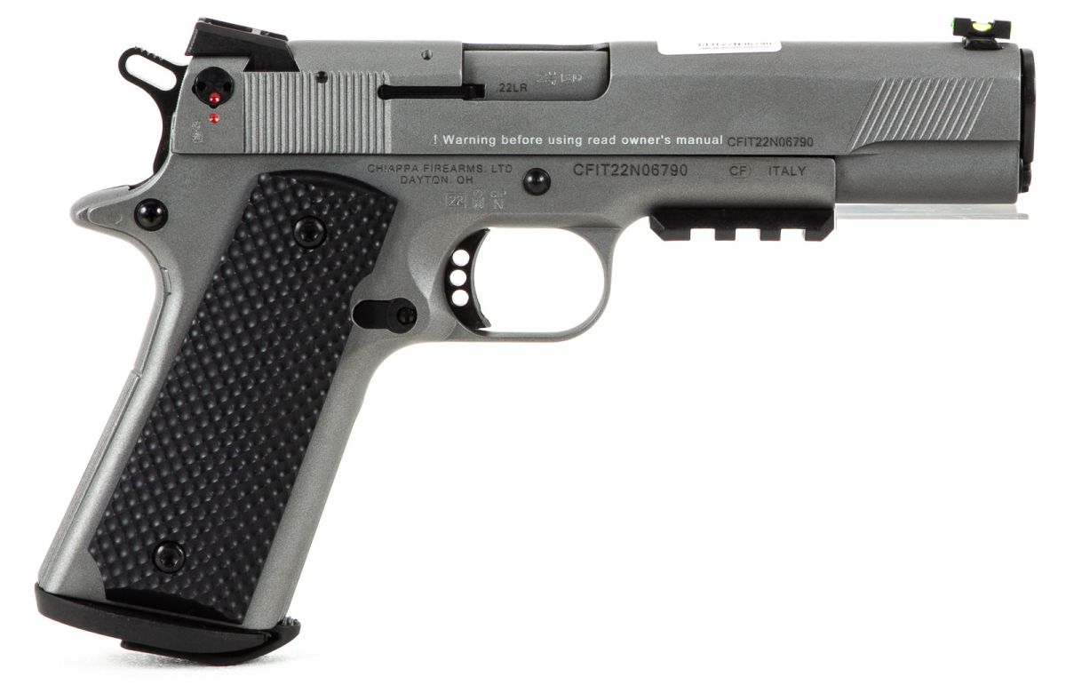 ピーナッツ SOLD* 2020 Chiappa 1911-22 .22 LR Nickel/Gold 5