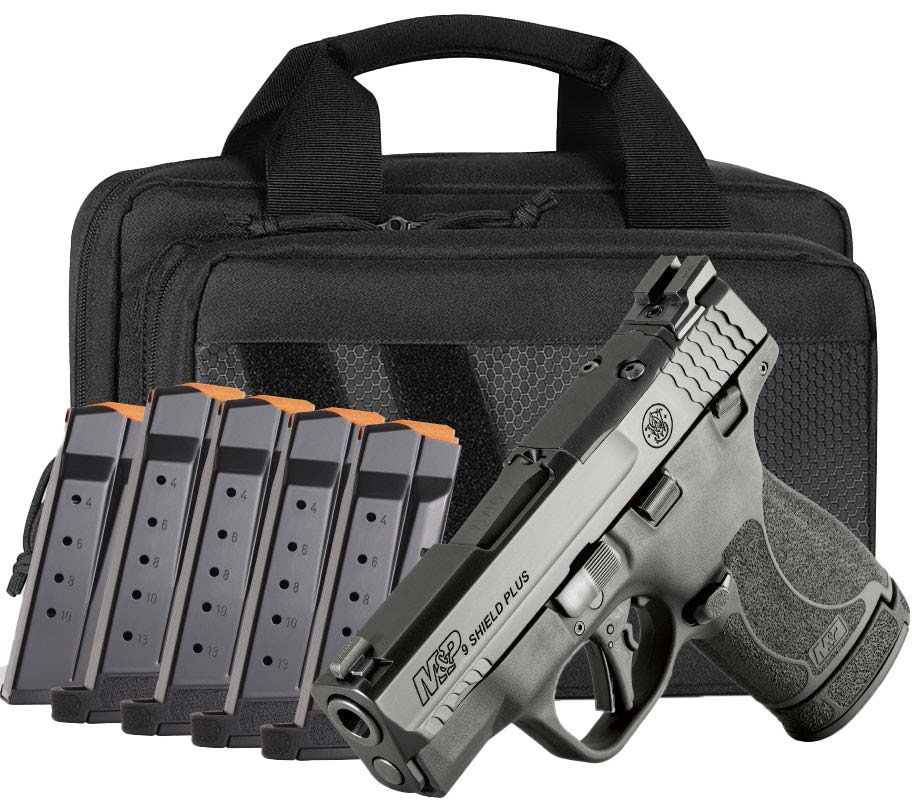 Smith Wesson MP9 Shield Plus 9mm Bundle Thumb Safety Savior Bag 6