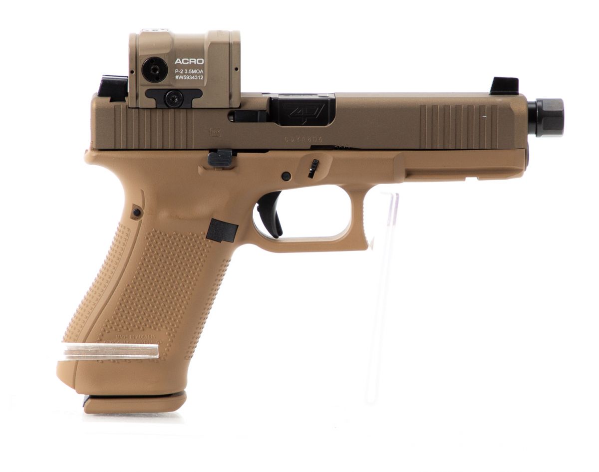 Glock 17 Gen5 CK 9mm Semi Auto Pistol ACRO Flat Dark Earth 17+1