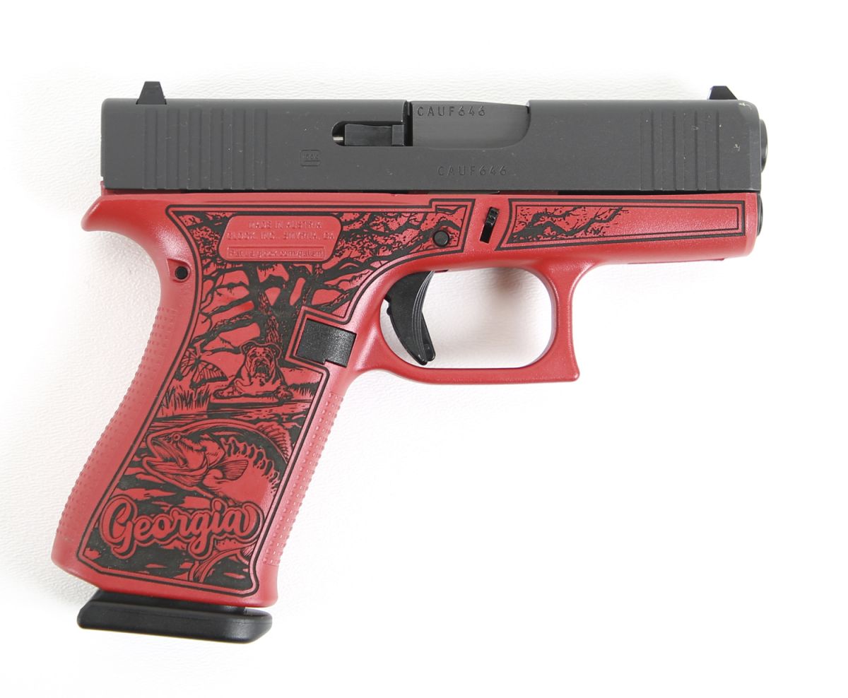 Glock 43X 9MM Georgia Red PX4350201GARD | 10 Rounds, 3.41