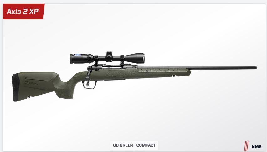 Savage Axis 2 XP Compact Rifle 223 Rem. 20 in. Green 32215 | 4