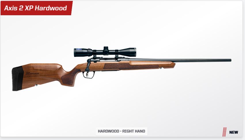 Savage Axis 2 XP Rifle 6.5 Creedmoor 22 in. Hardwood Left Hand