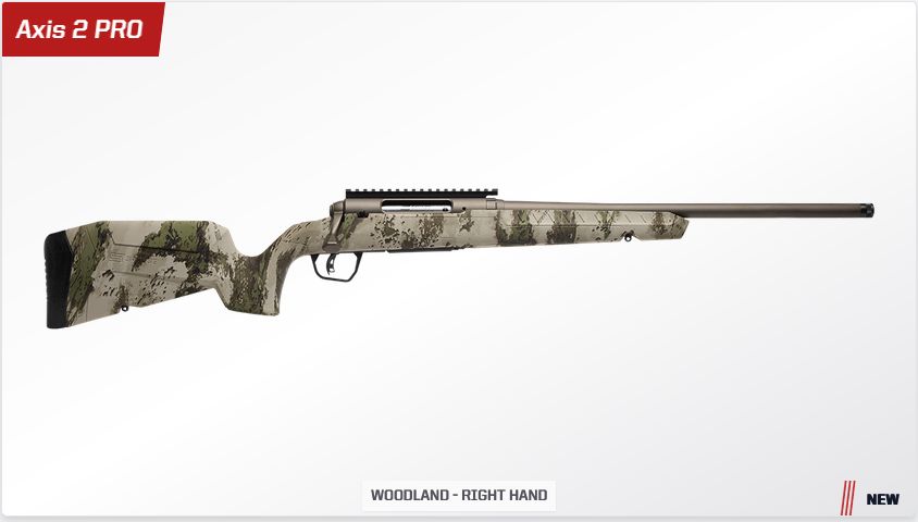 Savage Axis 2 Pro Woodland Rifle 308 Win. 20 in. Woodland 32284