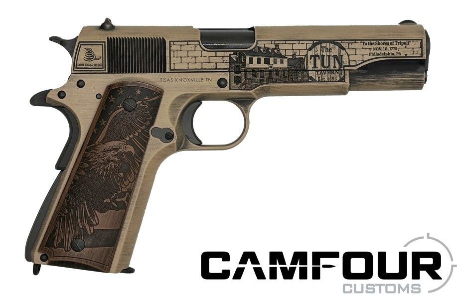 Tisas 1911 A1 US Marine .45 Acp 7rd 5in Barrel Semper Fidelis