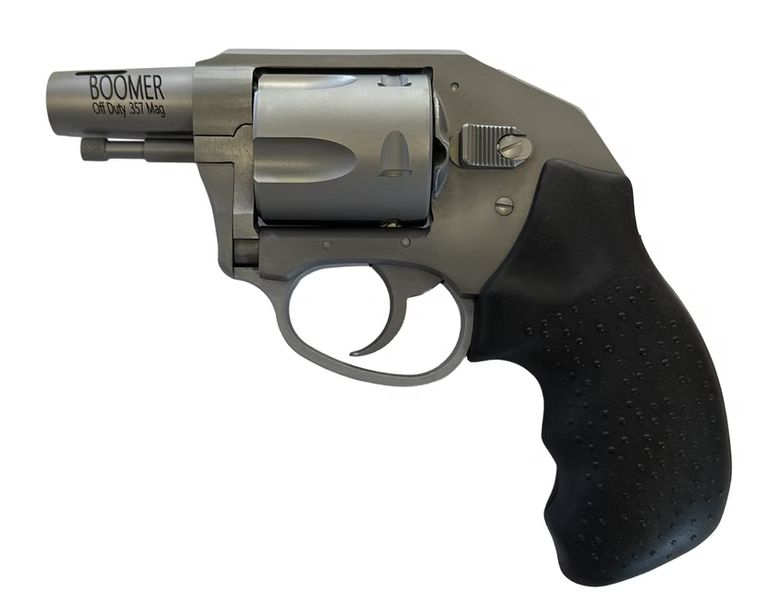 CHARTER ARMS BOOMER OFF DUTY 357MAG 2IN 5RD STAINLESS STEEL BLACK