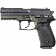 Arex Rex Zero 1 Standard 9mm Luger 4.30" 17+1 OD Green Hardcoat Anodized Black Polymer Grip - REXZERO1S07