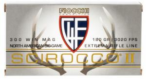 Fiocchi Extrema 300 Win Mag 180 gr Swift Scirocco II Boat-Tail Spitzer 20 Bx/ 10 Cs