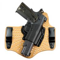 Galco KingTuk Air Natural Leather Backing w/Black Kydex Holster IWB Sprgfld XD-S 3.3" Right Hand - KA662