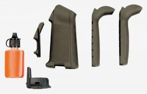 Magpul MIAD Type 1 Gen 1.1 Grip Kit Polymer Aggressive Textured OD Green for AR Platform - MAG520-ODG