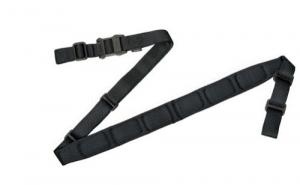 Magpul MS1 Sling 1.25" W x 48"- 60" L Adjustable Two-Point Black Nylon Webbing for Rifle
