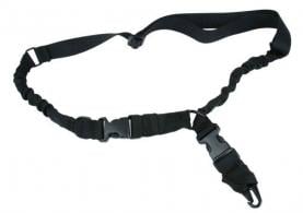 Main product image for TacFire 2 To 1 Point Sling 30"-40" L Adjustable Double Bungee Black Nylon Webbing for Rifle