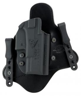 Main product image for Comp-Tac MTAC Black Kydex Holster w/Leather Backing IWB fits For Glock 19, 22, 31 Gen1-5 Right Hand