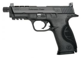 Smith & Wesson M&P 9 Double Action 9mm 4.25" Ported Threaded Barrel 17+1 Black Intercha