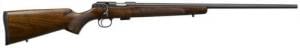 CZ 457 American .22 LR 24" Black Nitride Finish, Turkish Walnut Stock, 5+1 - 02310