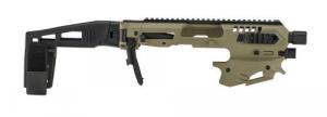 Command Arms MCK Standard Conversion Kit Fits Glock 17/19/19X/22/23/31/32/45 Gen3-5 Flat Dark Earth Synthetic Stock - MCKT