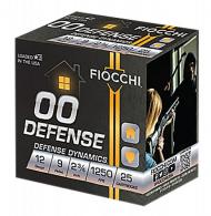Fiocchi 12EX00BK Defense Dynamics 12 Gauge 2.75" 9 oz 00 Buck Shot 25 Bx/ 10 Cs - 514