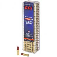 Main product image for CCI Clean-22 High velocity .22 LR 40GR Lead Round Nose Poly-Coated