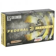 Main product image for Federal Premium 6.5 CRD 130 gr Barnes Triple-Shock X 20 Bx/ 10 Cs