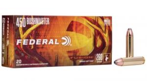 Federal Fusion 450 Bushmaster 260 gr Fusion Soft Point 20 Bx/ 10 Cs