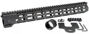 MIDWEST INDUSTRIES INC MICRM15 M-Series AR-15 6061 Aluminum Black Hard Coat Anodized 15" - MICRM15