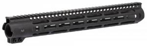 MIDWEST INDUSTRIES INC Slimline AR-15 6061 Aluminum Black Hard Coat Anodized 15" - MISLH15