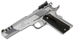 Iver Johnson Arms 1911 Eagle XLC Ported 10mm 6 8+1 High Polished Bright Chrome Ported Long Slide, Diamondwood Walnu - EAGLEXLC10