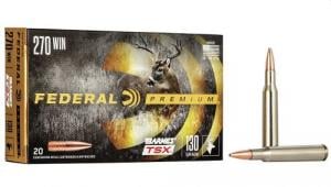 Federal 270 Win 130 Grain Barnes Triple Shock 20rd box