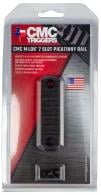 CMC Triggers M-LOK Rail 7-Slot Picatinny Matte Black Hardcoat Anodized 2.50" - 81723