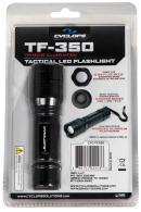 Cyclops Tactical Clear LED 350 Lumens AA (1) Battery Black Anodized Aluminum Body - TF-350