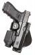 Fobus Tactical Black Polymer OWB Fits Glock 19/23/32 w/Tactical Light or Laser Right Hand - GLT19