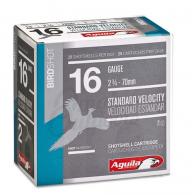 Aguila Field 16 Gauge Ammo  2.75" 1oz  #8 Shot 25rd box