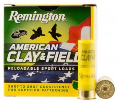 Remington Ammunition American Clay & Field Sport 12 Gauge 2.75" 1 1/8 oz 7.5 Shot 25 Bx/ 10 Cs