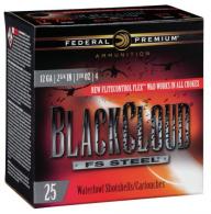 Main product image for Federal Black Cloud FS Steel 12 Gauge 2.75" 1 1/8 oz 4 Shot 25 Bx/ 10 Cs