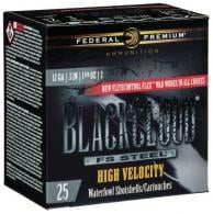 Main product image for Federal Black Cloud FS Steel High Velocity 12 Gauge 3" 1 1/8 oz 2 Shot 25 Bx/ 10 Cs