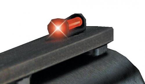 TruGlo LongBead Red Front with 3-56 Thread Fiber Optic Shotgun Sight