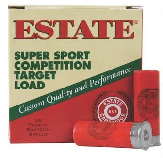 Estate SS12H8 Super Sport 12 Gauge 2.75" 1 1/8 oz 8 Shot 25 Bx/ 10 Cs