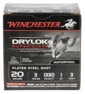 Winchester Ammo Drylock Super Steel Magnum 20 Gauge 3" 1 oz 3 Shot 25 Bx/ 10 Cs