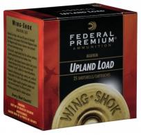 Main product image for Federal Premium Upland Wing-Shok High Velocity 12 Gauge 2.75" 1 3/8 oz 4 Shot 25 Bx/ 10 Cs