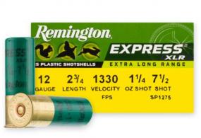 Remington Ammunition Express XLR 12 Gauge 2.75" 1 1/4 oz 7.5 Shot 25 Bx/ 10 Cs